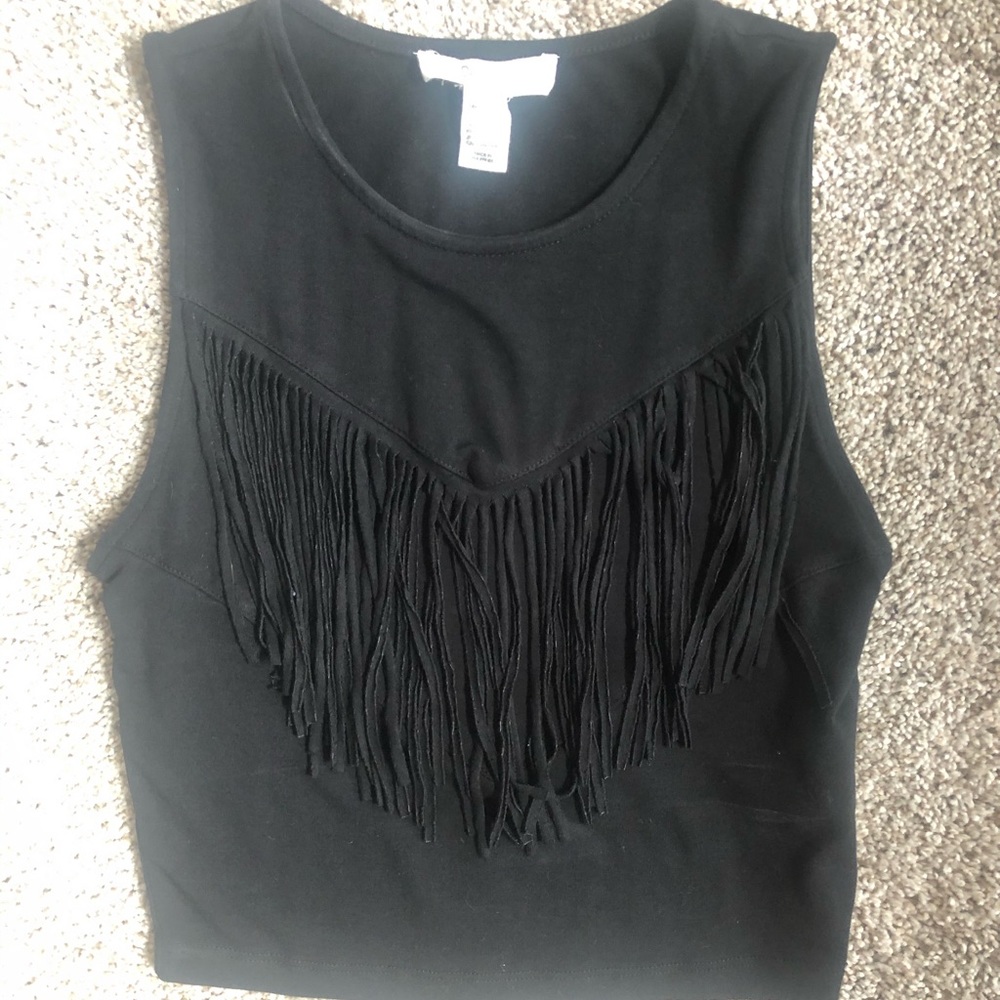 Fringe Crop Top